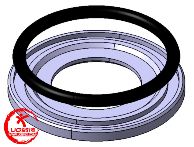 O型圈要放入一凹槽中