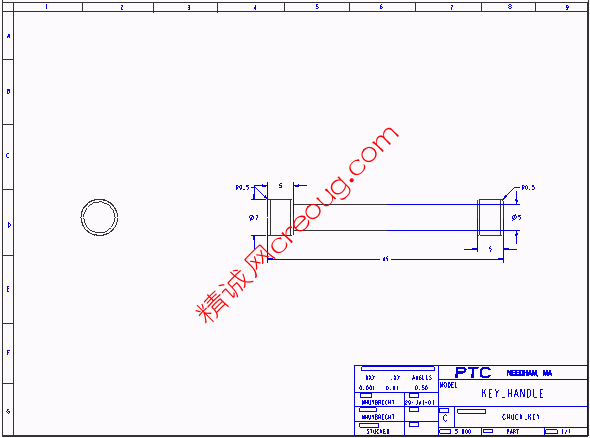 创建新零件模型的绘图