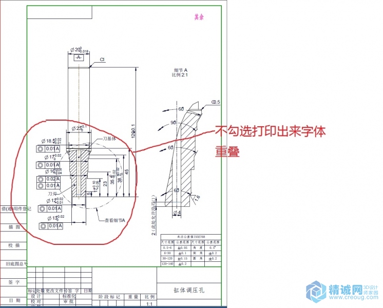 不勾选勾画所有字体PDF打印出来的文件