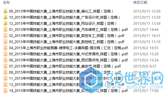 14个职业，有数控车，数控铣