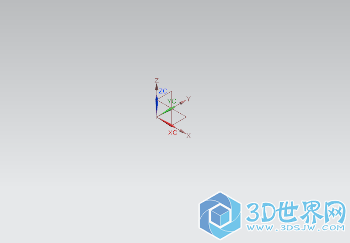 ug8.5打开后默认出现这个坐标系