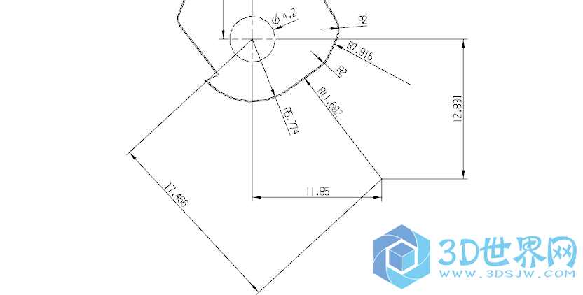 2各尺寸发生变化图样