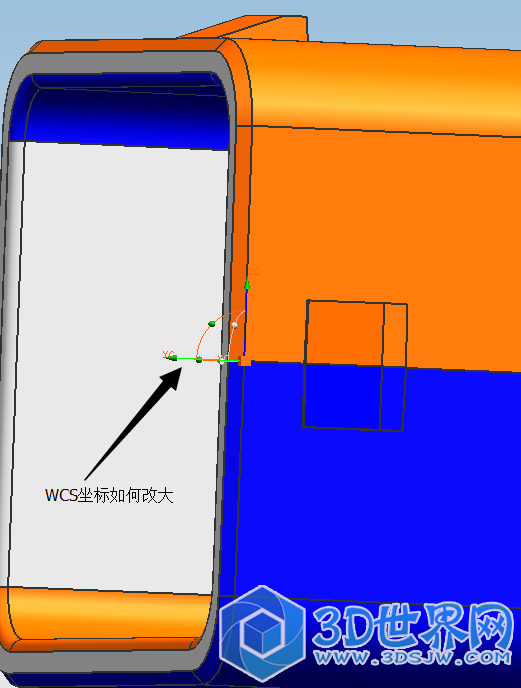 求助：WCS坐标如何变大啊