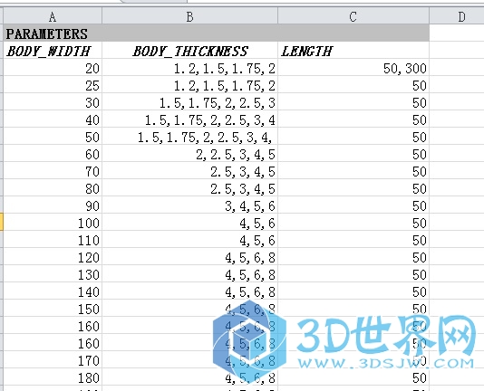 UG 重用库中创建部件表格中关于任意长度的函数.jpg