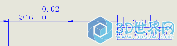 正确的标注方式（在solidwork里标注的）