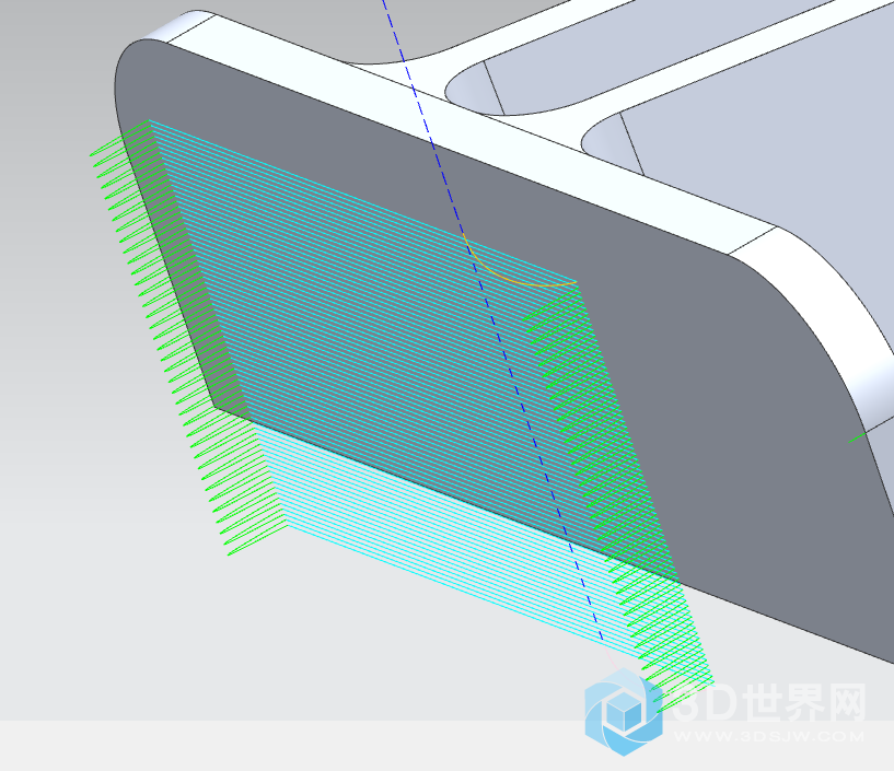 光顺长度为0.5光顺高度为5切削深度为0.3