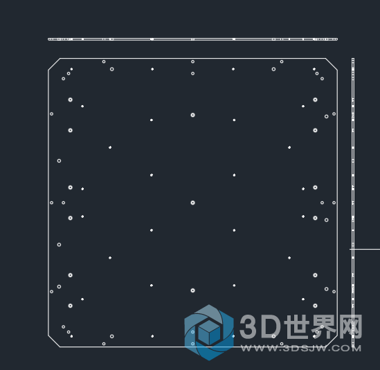 500mm*500mm3.0mm厚钻孔功牙