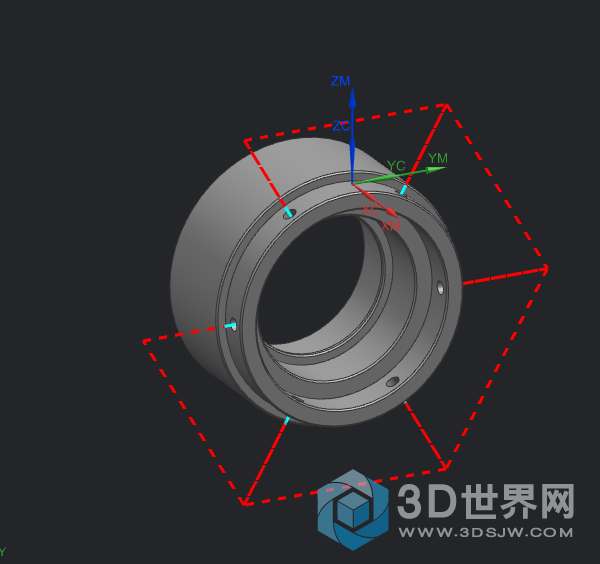 坐标没放在中心