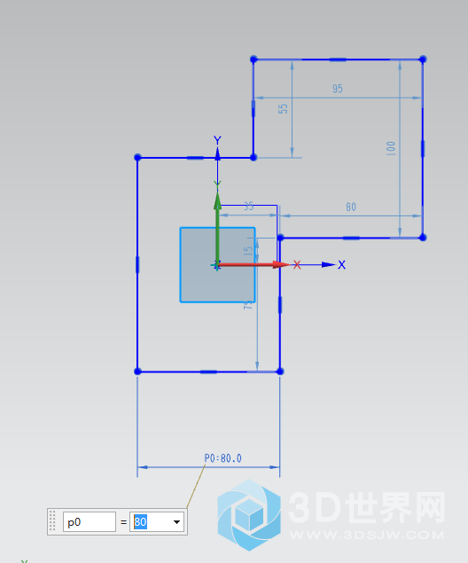 2.快速标注-选取要标注的直线（注意原尺寸是被选中的状态）.png