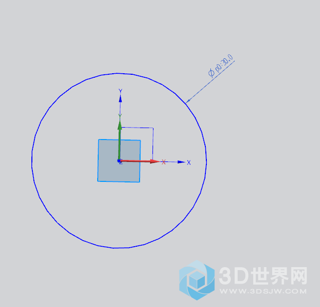 XY平面的圆