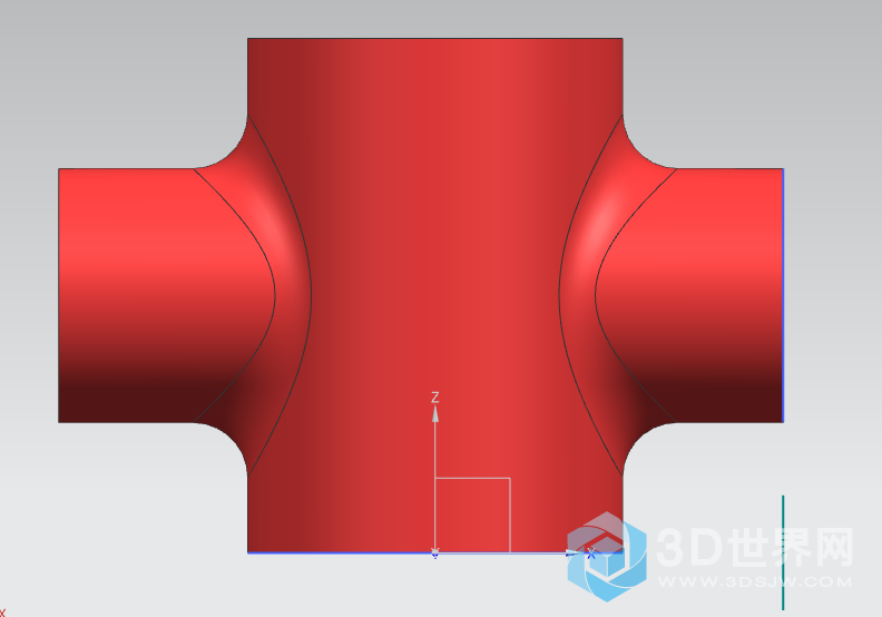 3D图相贯线可见