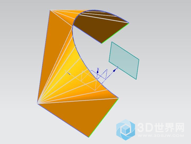 这种天圆地方的的折法！！！怎么量要弯多少度？？