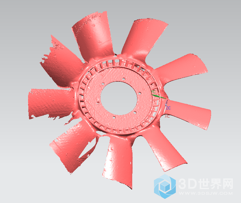 激光扫描的小平面体