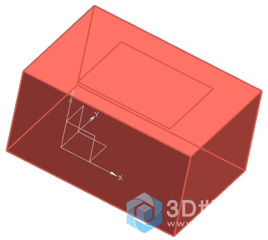 红图当鼠标碰到模型开口被封住