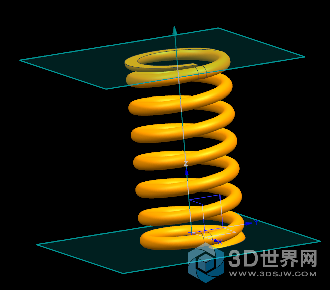 NX12.0_弹簧结果显示.png