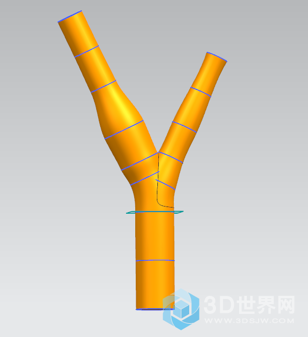 图2：分别扫掠、布尔之后的模型