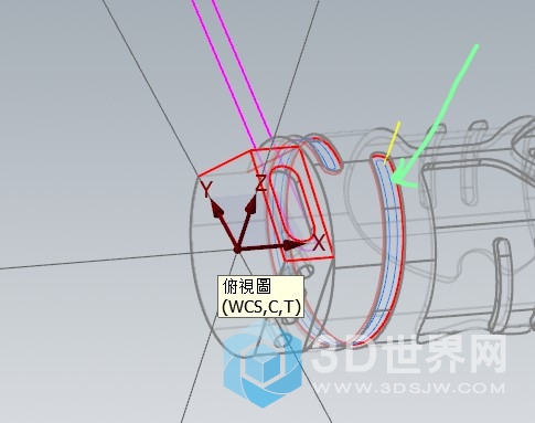 软件里不显示斜插分层刀路，但后处理程序是对的