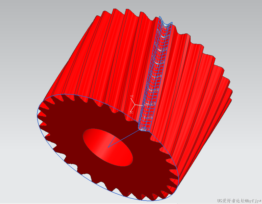 小轮的单齿槽切割和特征旋转复制.png