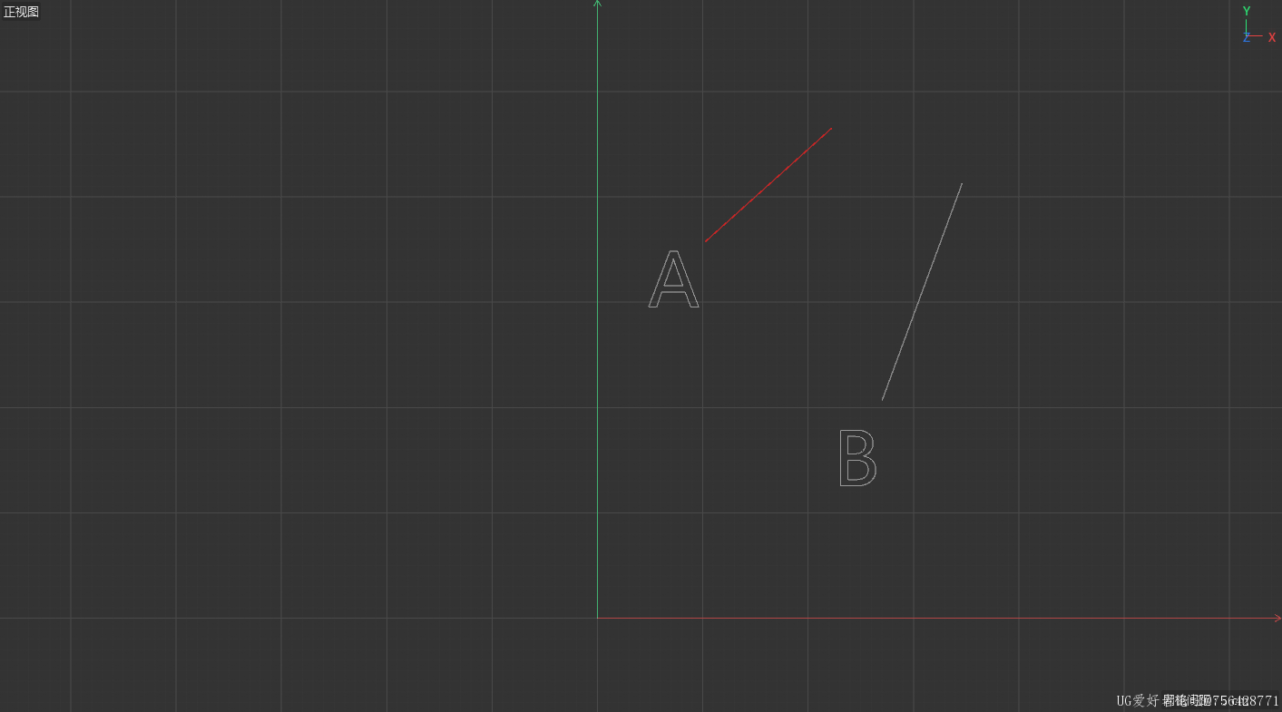 我想让B线，绕A线做旋转，能实现吗？