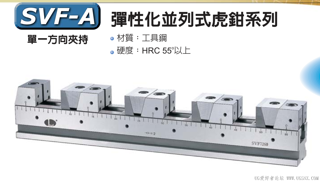 弹性化并列组合夹具