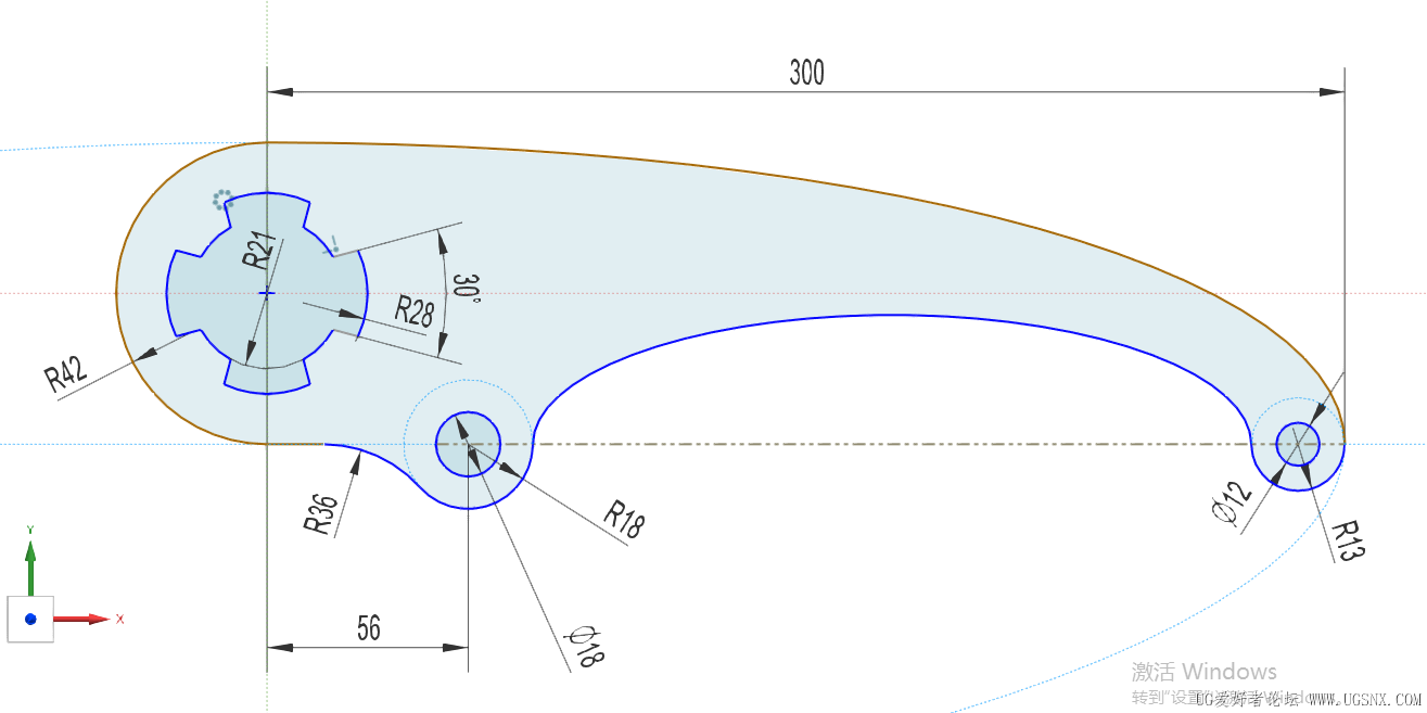 R42整个圆一修剪就欠约束