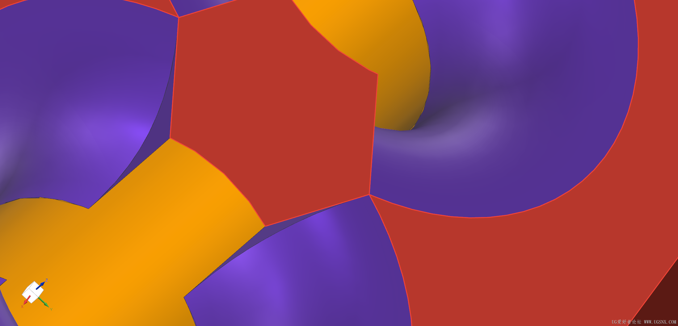 边倒圆自相交体怎么顺滑过度