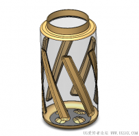 分享一个SolidWorks绘制的水杯