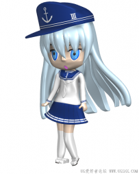 分享一个舰娘Hibiki小手办模型