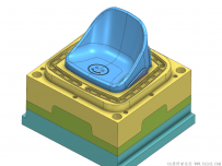 分享两台两套儿童座椅模具