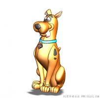 分享一只SolidWorks绘制的史酷比狗