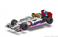 分享一辆SolidWorks绘制的F1赛车混合动力