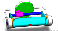 分享SolidWorks运动仿真圆形运动变换为角度运动