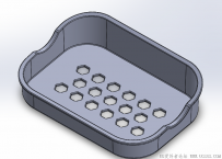 分享一套SolidWorks的塑料肥皂盒模具