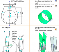 分享一个戒指模型 带图文建模思路