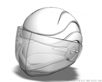 分享3个SolidWorks头盔模型
