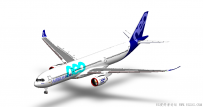 分享一架SolidWorks绘制的飞机空客a330neo-带建模步骤的