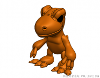 分享一个数码宝贝 亚古兽模型