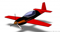 分享一个SolidWorks制作的EA-300特技飞机