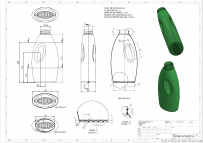 分享一个SolidWorks塑料瓶建模 带图纸