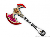 分享一把SolidWorks绘制的恶魔斧头