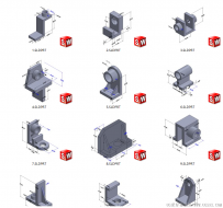 分享56个SolidWorks建模练习