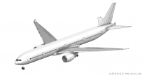 分享一架波音B777-300ER客机模型
