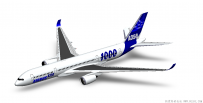 分享一架SolidWorks绘制的飞机空客a350