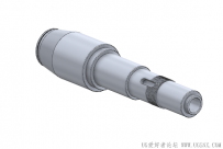 分享一套轴类带螺纹注塑模具