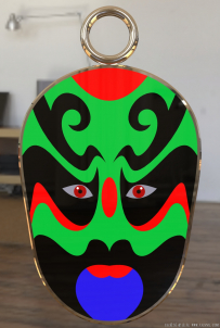 京剧脸谱吊坠