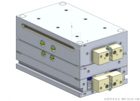 分享一套塑料外壳单腔热流道模具