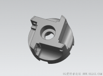 分享一个铣刀盘模型
