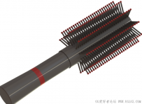 分享一个SolidWorks绘制的卷发梳
