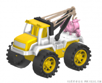分享一个玩具起重卡车