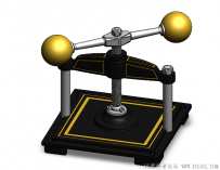 分享一个SolidWorks绘制的手动图片印刷机